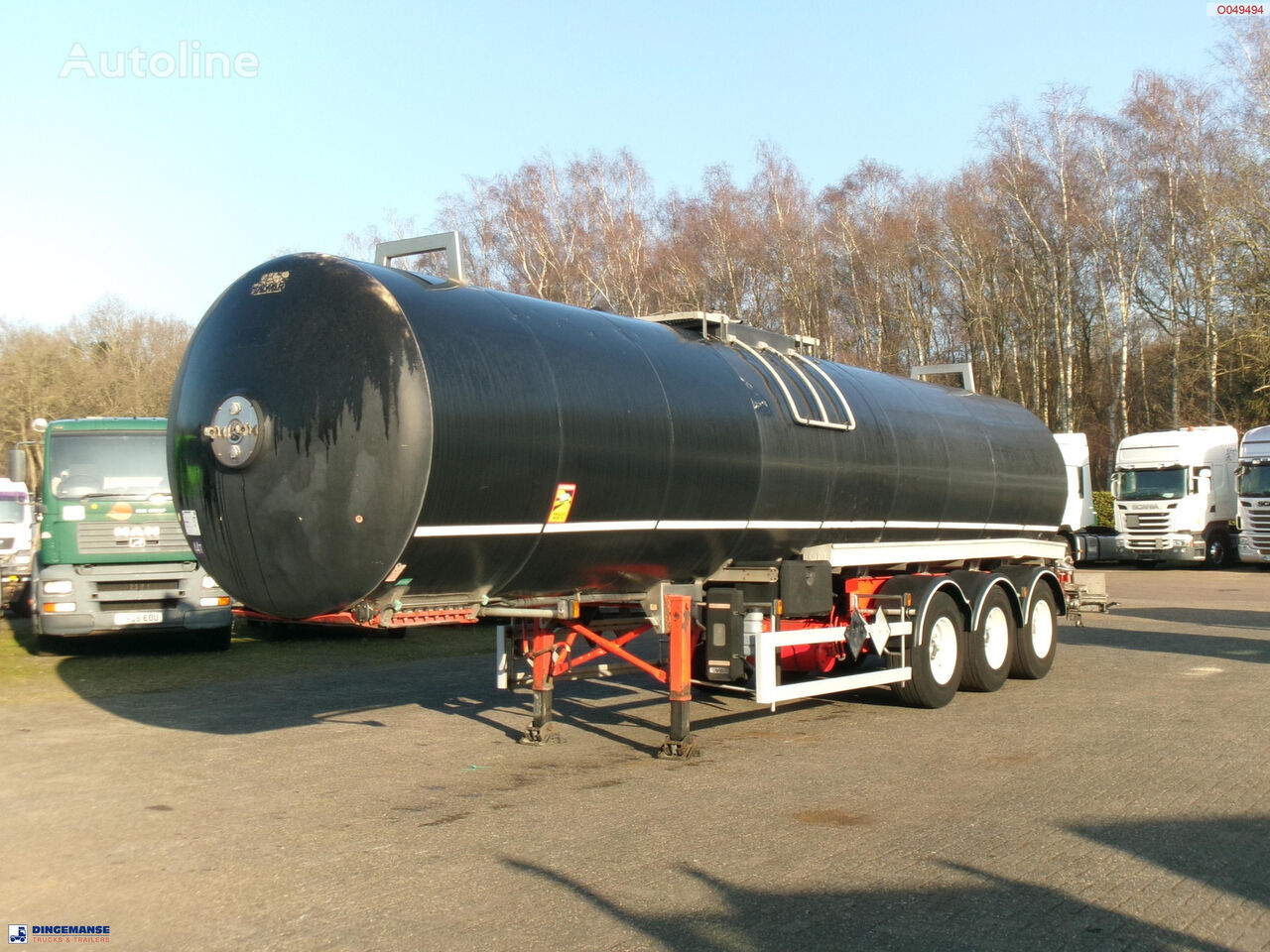 cisterna pro přepravu asfaltu Magyar Bitumen tank inox 31 m3 / 1 comp + ADR