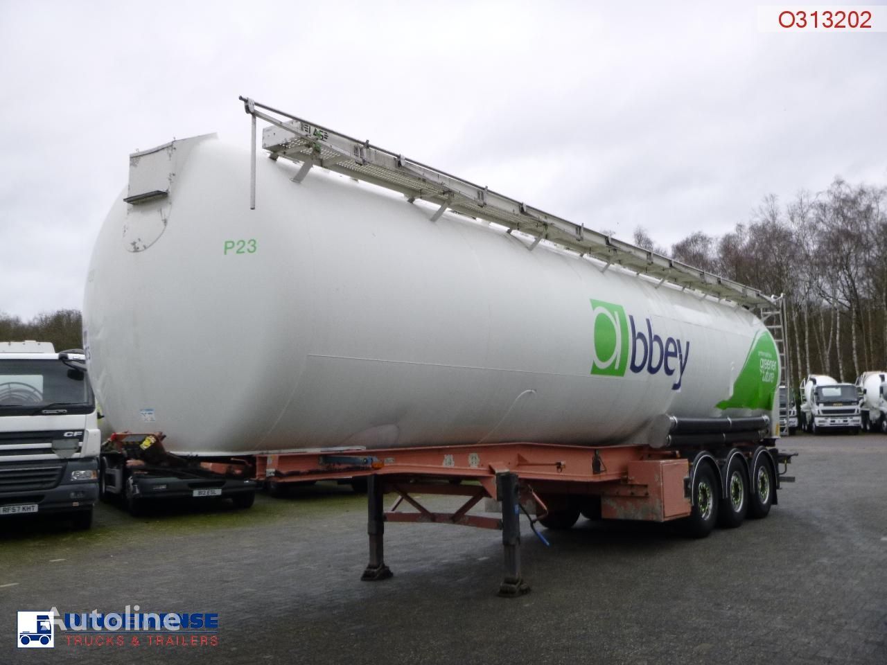 silo cisterna LAG Powder tank alu 60.5 m3 (tipping)
