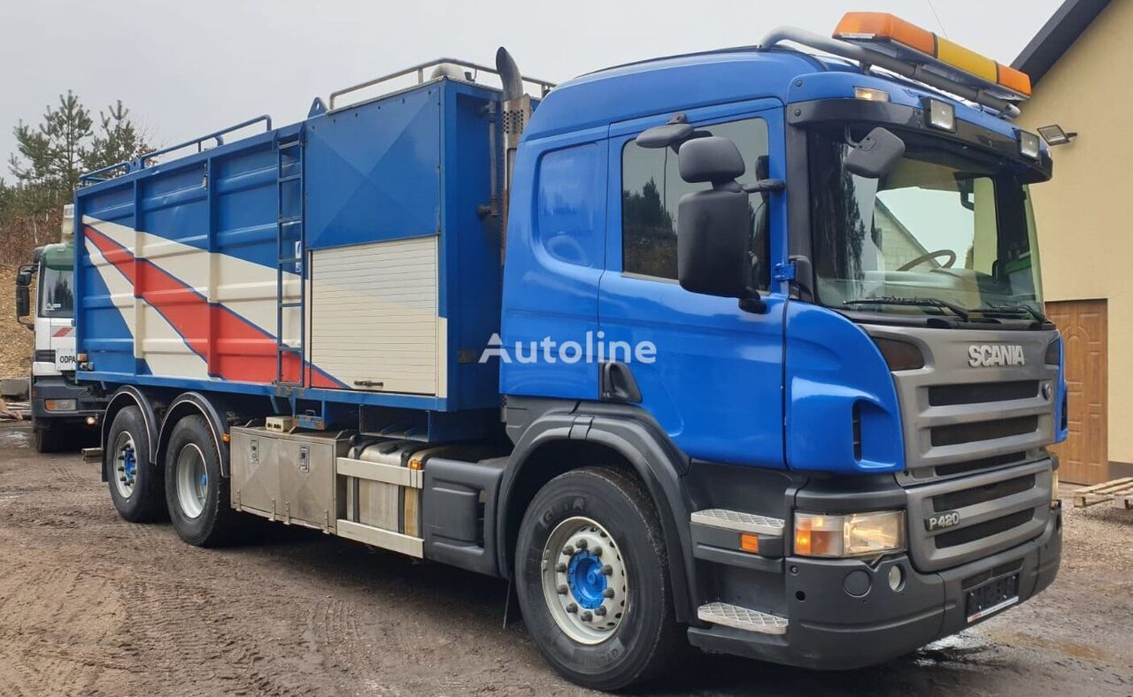kanalizační vozidlo Scania SIMON MOSS oczyszczalnia separator oleju