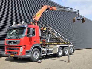 nákladní vozidlo kabelový systém Volvo FM 380 8x4/4 / PALFINGER CRANE + CONTAINER SYSTEM