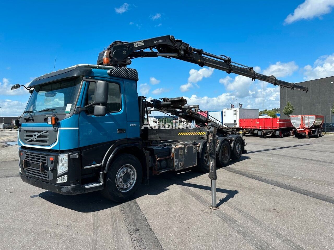 nákladní vozidlo kabelový systém Volvo FM 500 8x4*4 Multilift / Hiab 244 E P-5 Hipro