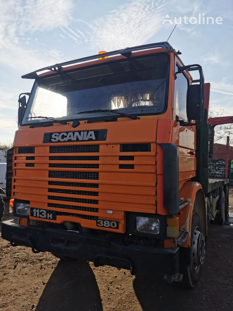nákladní vozidlo na přepravu dřeva Scania 113H
