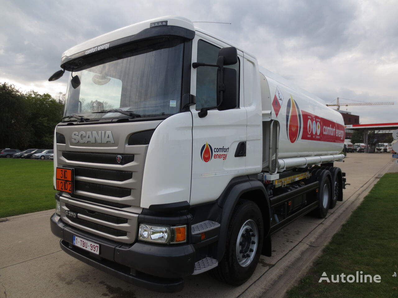 nákladní vozidlo na přepravu pohonných hmot Scania G370