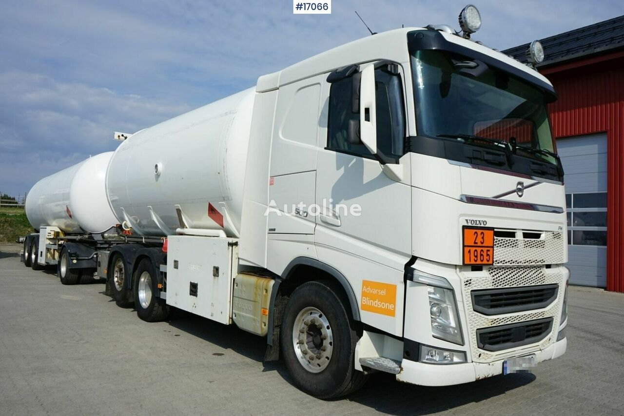 nákladní vozidlo na přepravu pohonných hmot Volvo  FH 500 + přívěs na PHM
