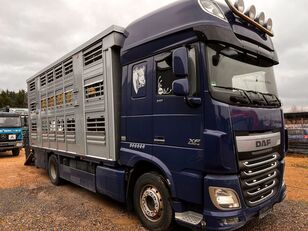 nákladní vozidlo na přepravu zvířat DAF XF 105 Viehtransporter * FINKL * 2 Stock