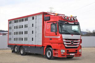 nákladní vozidlo na přepravu zvířat MERCEDES-BENZ ACTROS 2548 TIERTRANSPORTWAGEN 7,40m / 3STOCK
