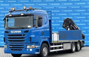 nákladní vozidlo platforma Scania G420 6x2 Crane truck - Hiab 211 EP-4 HIDUO