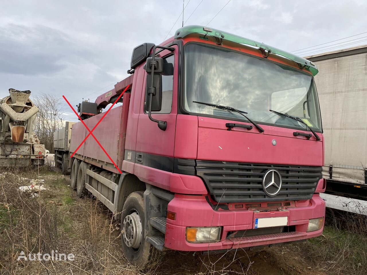 nákladní vozidlo podvozek Mercedes-Benz   mercedesv actros 6x4  2640 2643