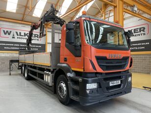 nákladní vozidlo valník IVECO STRALIS 26 TONNE *EURO 6*, 6X2 BRICK GRAB – 2014 – PN64 BUE