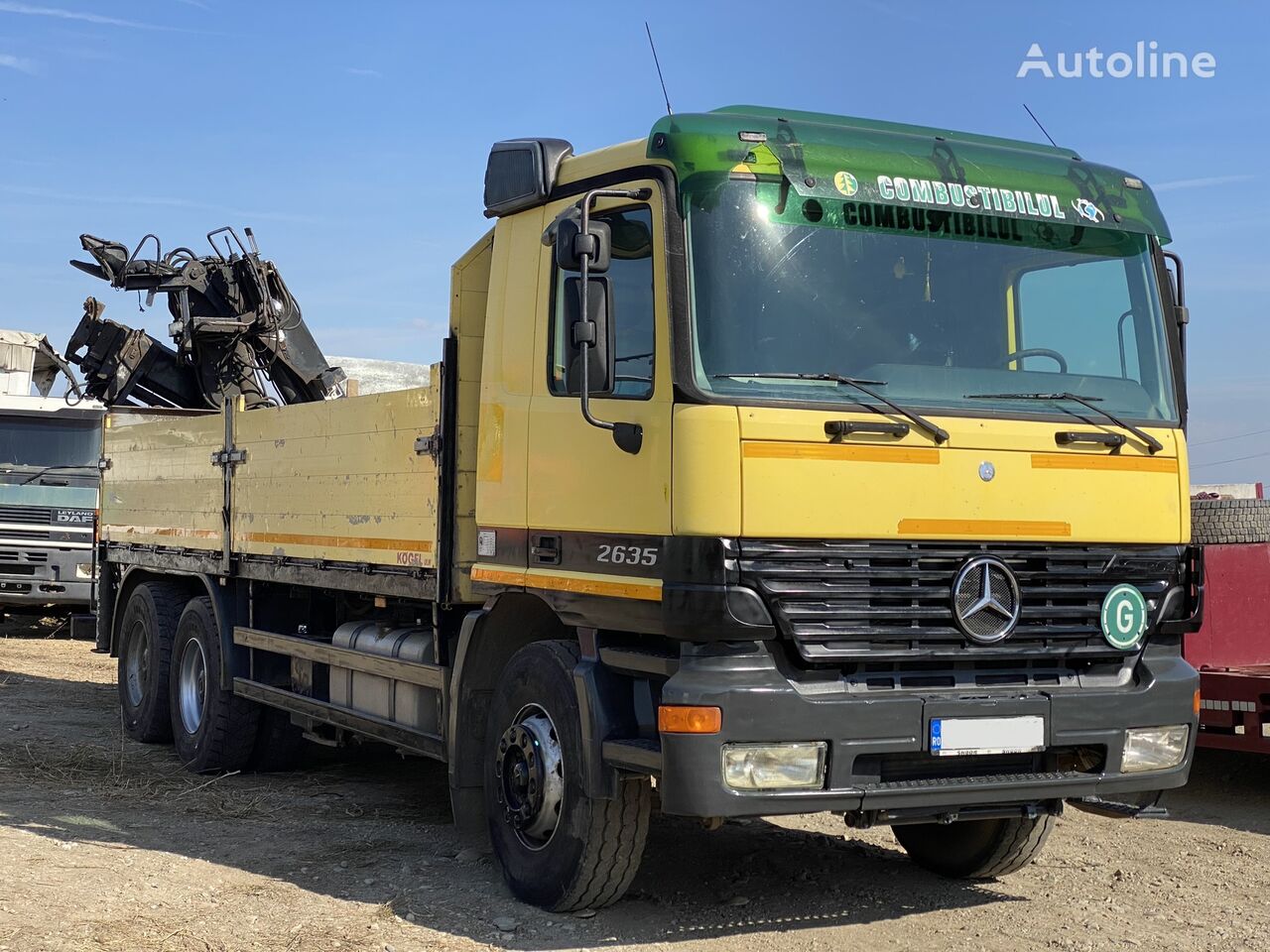 nákladní vozidlo valník Mercedes-Benz Actros MP1