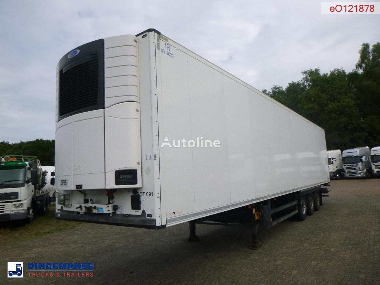 návěs chladírenský Schmitz Cargobull Frigo trailer + Carrier Vector 1350