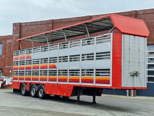 návěs na přepravu zvířat Van Hool Bekkers livestock 3 deck - Loadlift - Ventilation - Steering axl
