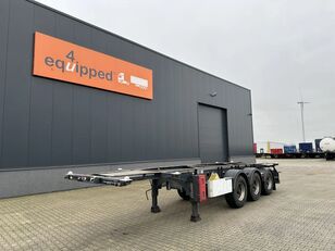 návěs pro přepravu kontejnerů Van Hool 20FT/30FT, ADR (EX/II, EX/III, FL, AT), empty weight: 3.560kg, A